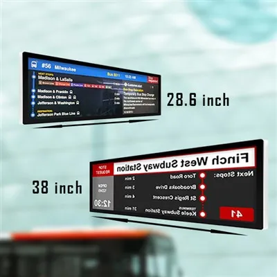 Display del percorso dell'autobus